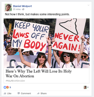 Illustration for article titled Living Paradox: This Man Has Shared An Article He Disagrees With